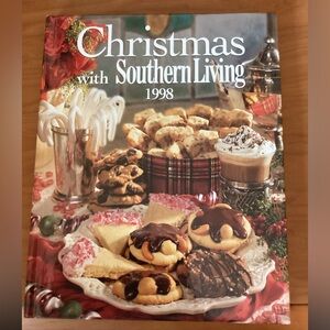 New Christmas with Southern Living 1998 Hardcover Cookbook Book Holiday Vintage